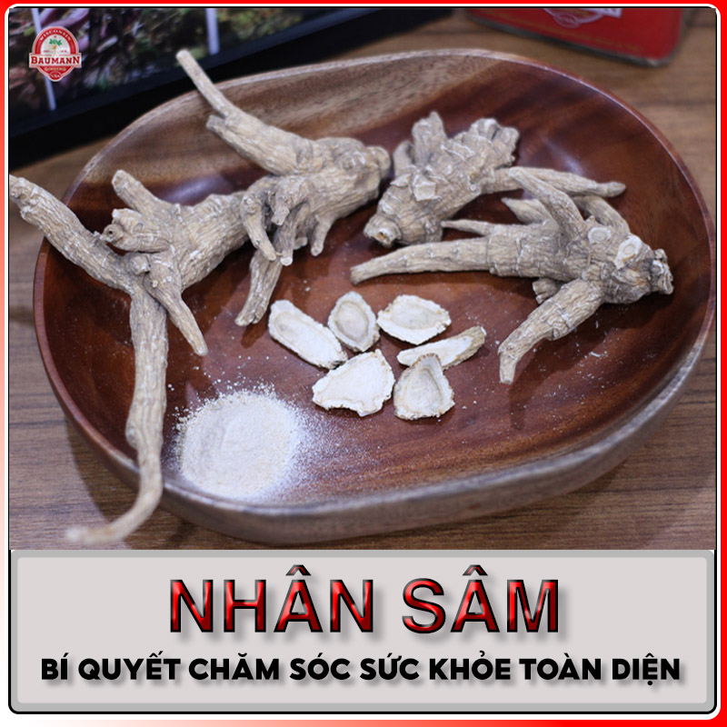 Bí quyết chăm sóc sức khỏe của nhân sâm Baumann